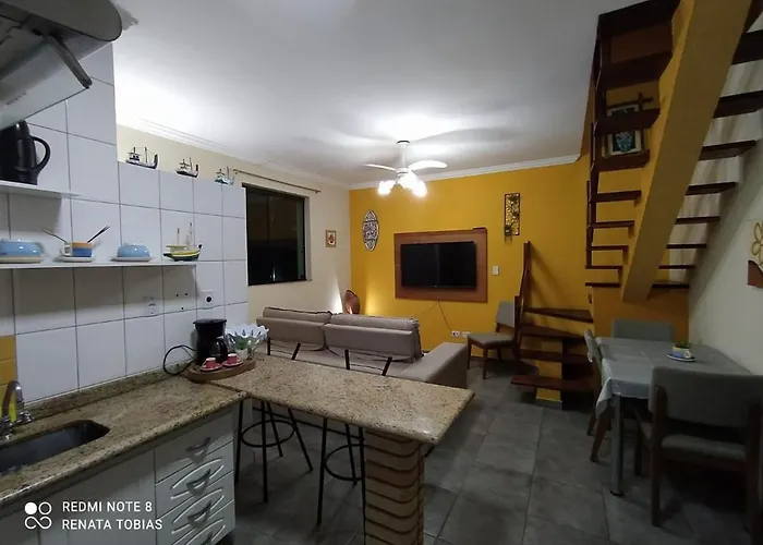 Aptº Triplex No Itagua A 300 Mt. Da Orla - 3 Dorm.